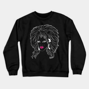 Lill the drag queen white lines Crewneck Sweatshirt